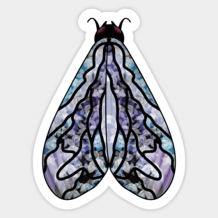 Purple moth Sticker